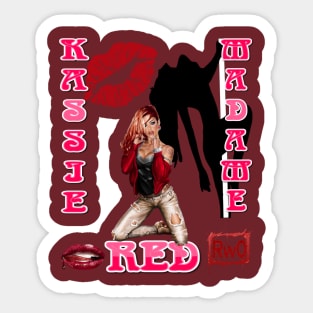 Kassie Madame Red Sticker